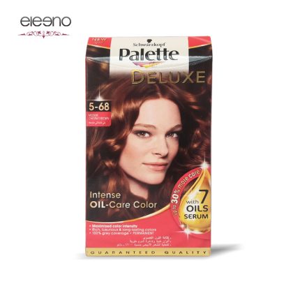 کیت رنگ موی پالت قهوه ای متوسط فندقی Palette Deluxe 5-68